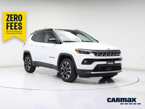 White 2022 Jeep Compass Limited