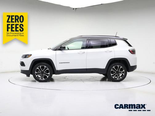 White 2022 Jeep Compass Limited
