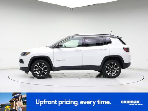 White 2022 Jeep Compass Limited