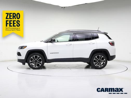 White 2022 Jeep Compass Limited