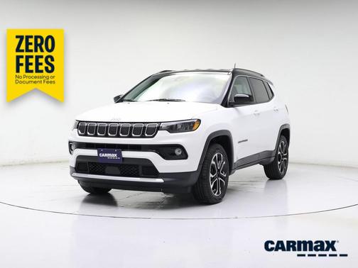 White 2022 Jeep Compass Limited