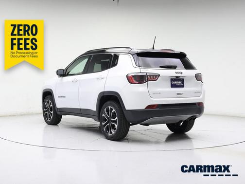 White 2022 Jeep Compass Limited