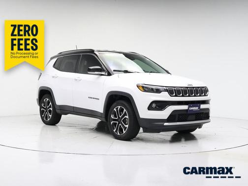 White 2022 Jeep Compass Limited