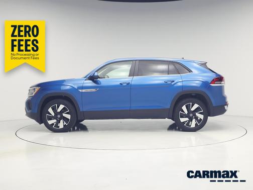 Blue 2024 Volkswagen Atlas Cross Sport SE w/Tech
