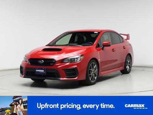 Red 2020 Subaru WRX STI
