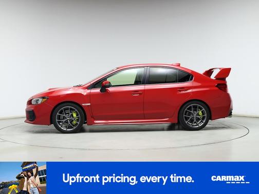 Red 2020 Subaru WRX STI