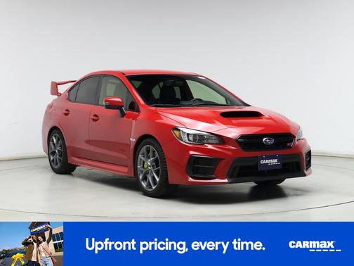 Red 2020 Subaru WRX STI