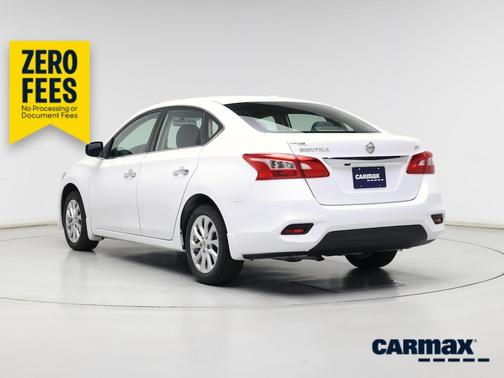White 2018 Nissan Sentra SV