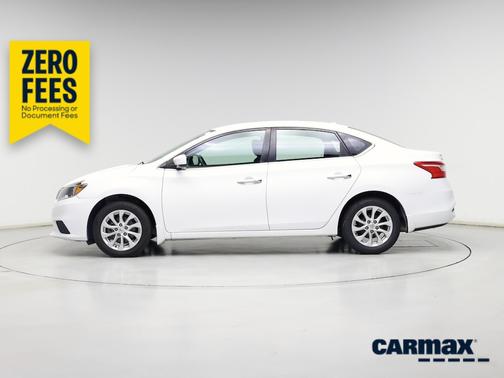 White 2018 Nissan Sentra SV