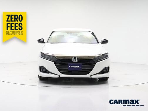 White 2022 Honda Accord Sport