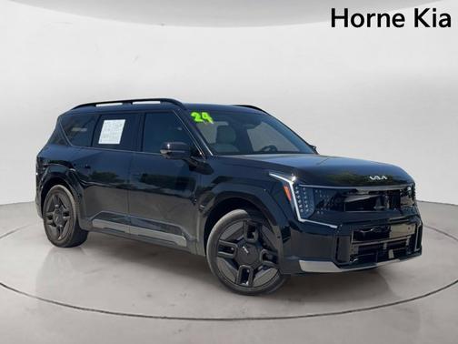 Aurora Black Pearl 2024 Kia EV9 GT-Line