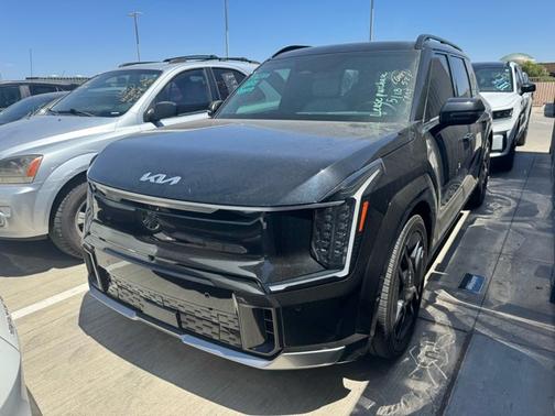 Aurora Black Pearl 2024 Kia EV9 GT-Line