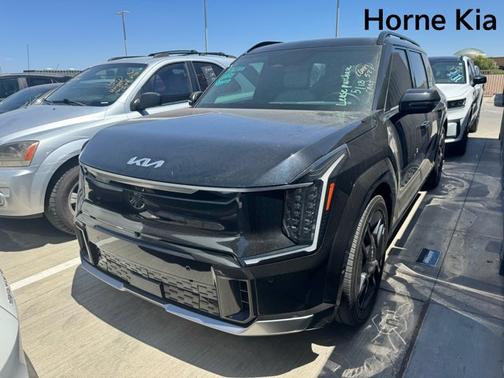 Aurora Black Pearl 2024 Kia EV9 GT-Line