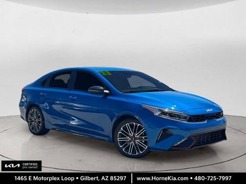 Sporty Blue 2023 Kia Forte GT