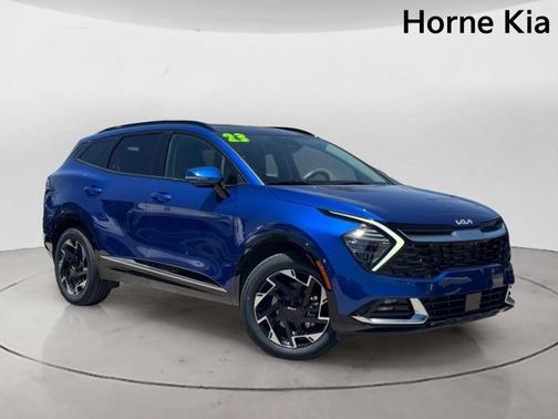 Sapphire Blue 2023 Kia Sportage SX-Prestige
