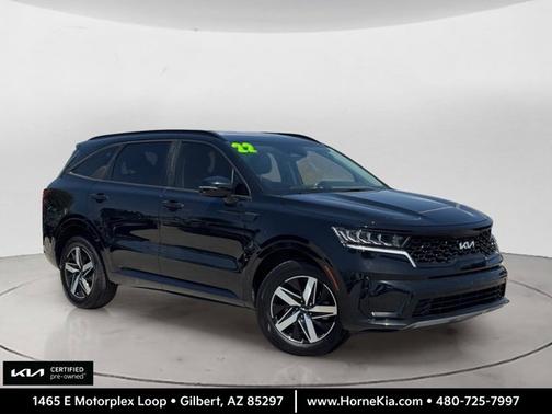 Ebony Black 2022 Kia Sorento S