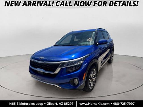 Neptune Blue 2021 Kia Seltos SX