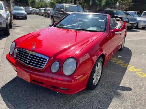 Red 2002 Mercedes-Benz CLK-Class Base