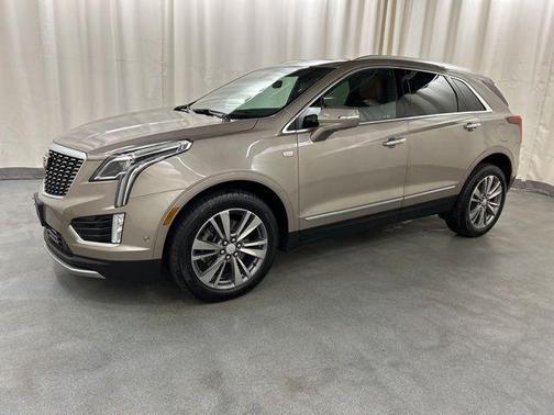 Latte Metallic 2023 Cadillac XT5 Premium Luxury