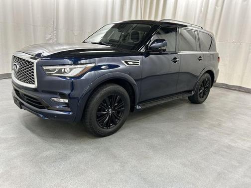 Hermosa Blue 2022 INFINITI QX80 Luxe