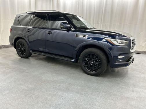 Hermosa Blue 2022 INFINITI QX80 Luxe