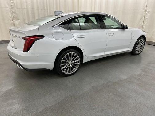 Vibrant White Tricoat 2026 Cadillac CT5 Premium Luxury