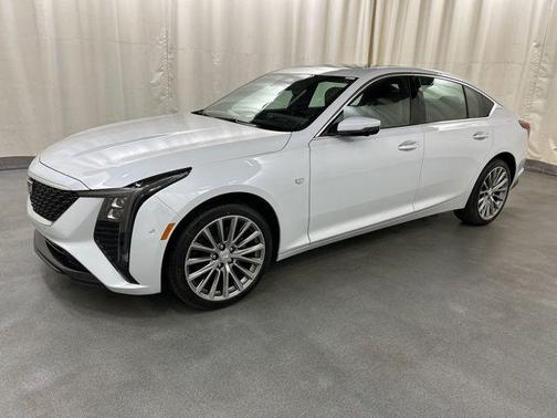 Vibrant White Tricoat 2026 Cadillac CT5 Premium Luxury
