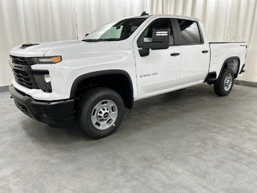 Summit White 2026 Chevrolet Silverado 2500 Crew Cab, Standard Bed, WT, 4WD
