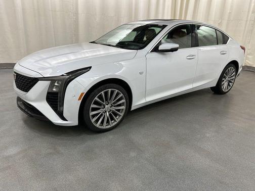 Vibrant White Tricoat 2026 Cadillac CT5 Premium Luxury