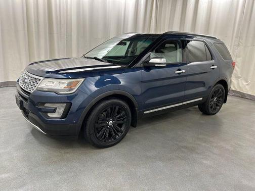 Blue Jeans Metallic 2016 Ford Explorer Platinum