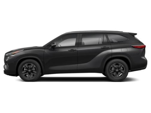 Midnight Black Metallic 2025 Toyota Highlander Hybrid XLE