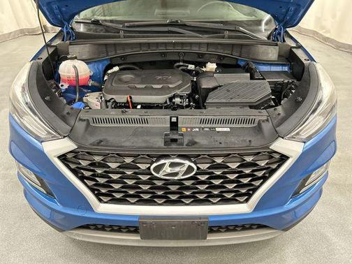 Aqua Blue 2021 Hyundai TUCSON Sport