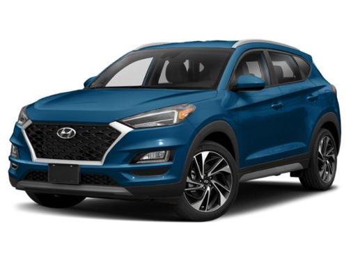 Aqua Blue 2021 Hyundai TUCSON Sport