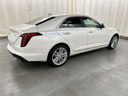Crystal White Tricoat 2025 Cadillac CT4 Premium Luxury RWD