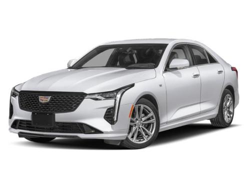 Crystal White Tricoat 2025 Cadillac CT4 Premium Luxury RWD