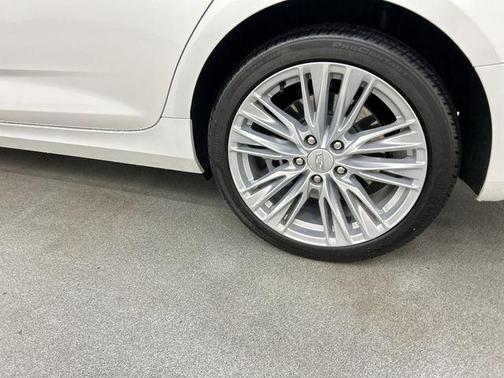 Crystal White Tricoat 2025 Cadillac CT4 Premium Luxury RWD
