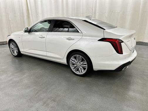 Crystal White Tricoat 2025 Cadillac CT4 Premium Luxury RWD