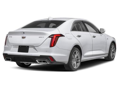 Crystal White Tricoat 2025 Cadillac CT4 Premium Luxury RWD