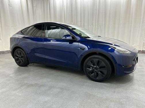 Deep Blue Metallic 2025 Tesla Model Y Long Range Dual Motor All-Wheel Drive