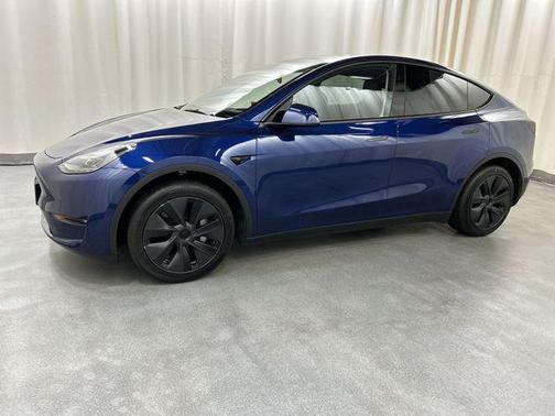 Deep Blue Metallic 2025 Tesla Model Y Long Range Dual Motor All-Wheel Drive