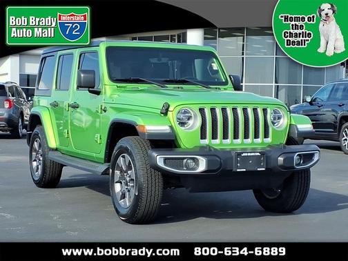 Green 2019 Jeep Wrangler Unlimited Sahara