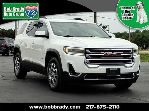 White 2023 GMC Acadia FWD SLT