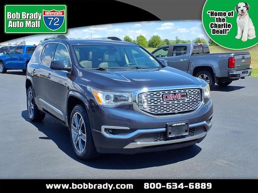 Blue 2019 GMC Acadia Denali