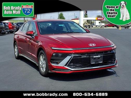 Red 2025 Hyundai SONATA SE