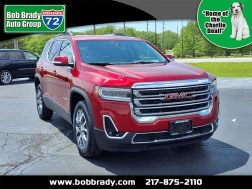 Red 2023 GMC Acadia FWD SLT