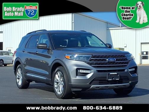 Gray 2023 Ford Explorer XLT