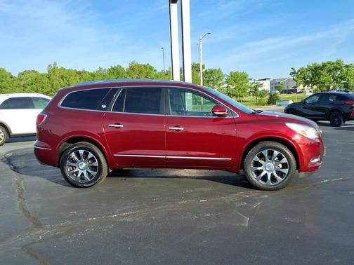 Red 2017 Buick Enclave Leather