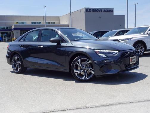Manhattan Gray Metallic 2023 Audi A3 40 Premium