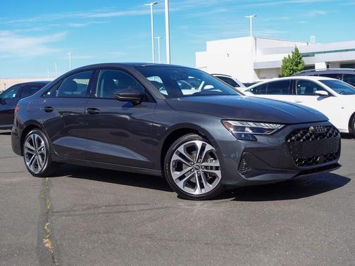 Manhattan Gray Metallic 2025 Audi A3 2.0T Premium