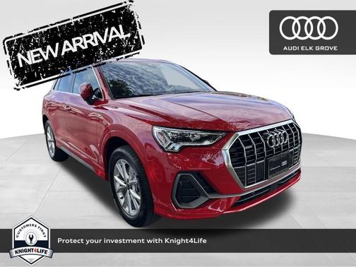 Progressive Red 2025 Audi Q3 45 S line Premium